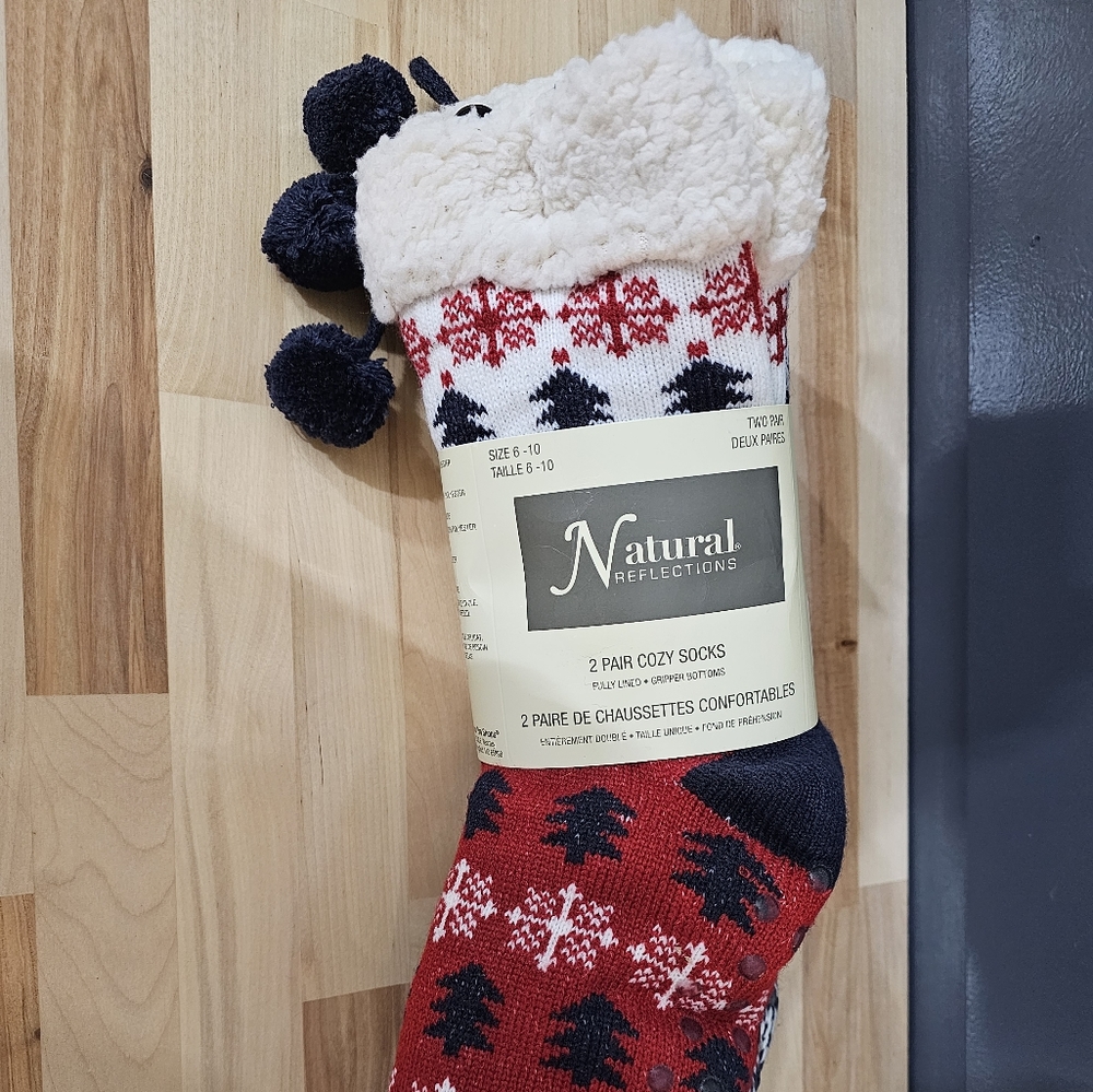 Natural Reflections cozy socks